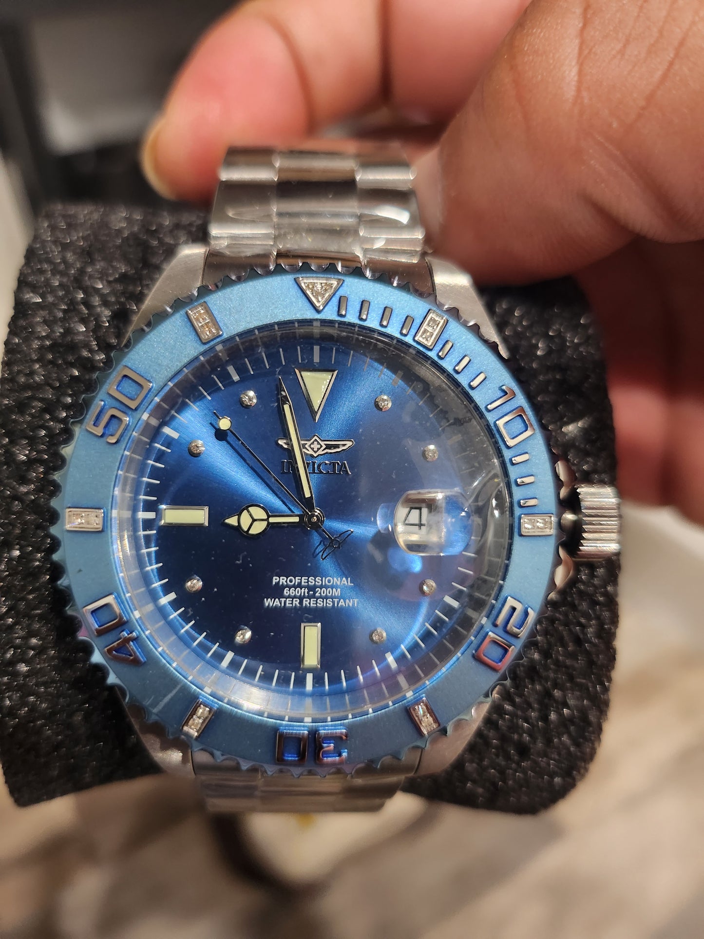 Invicta Pro Diver Watch with Diamonds