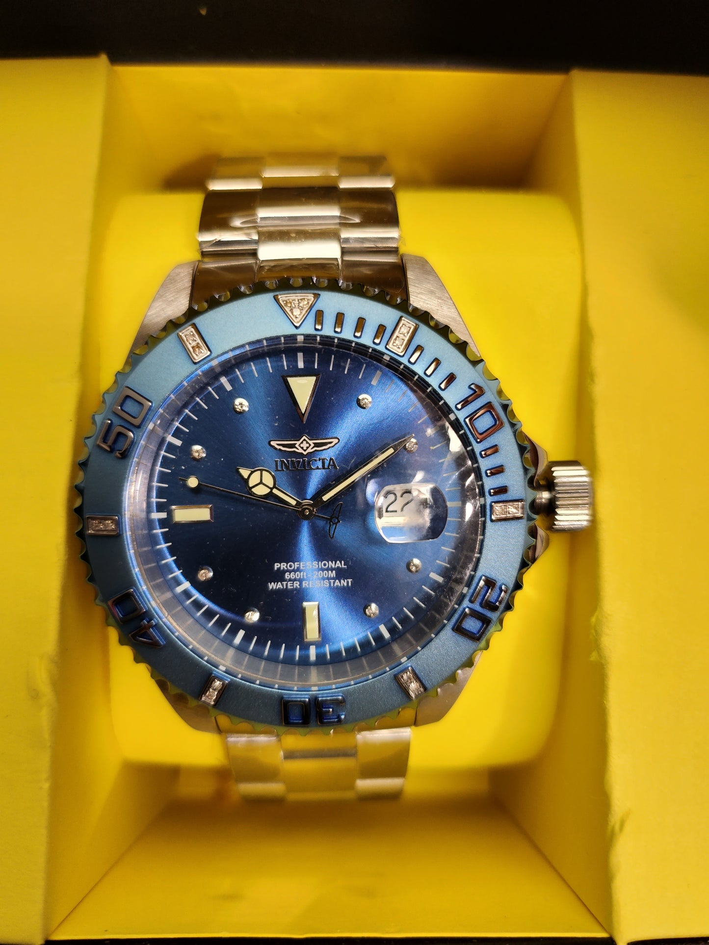 Invicta Pro Diver Watch with Diamonds