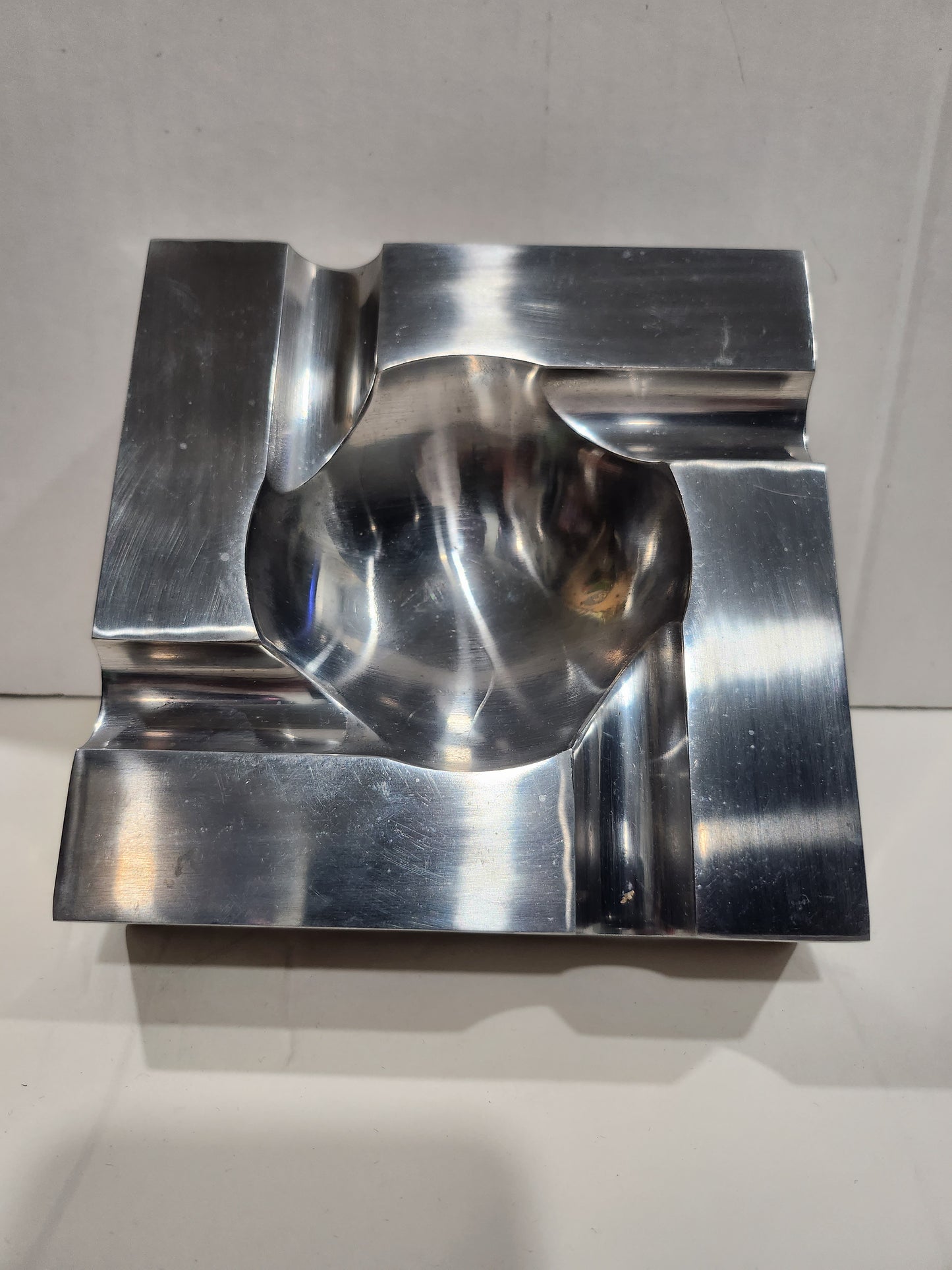 3 Cigar Metal Ashtray