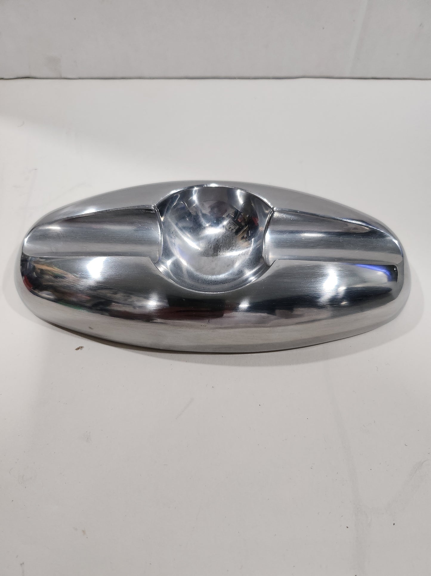 2 Cigar Metal Ashtray