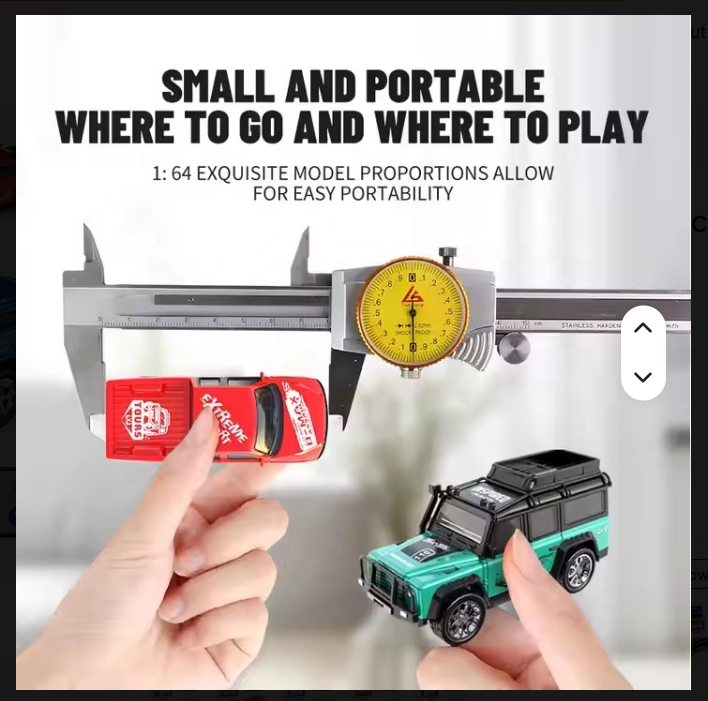 MINI 1:64 SCALE ALLOY RC CARS