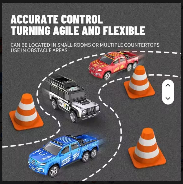 MINI 1:64 SCALE ALLOY RC CARS