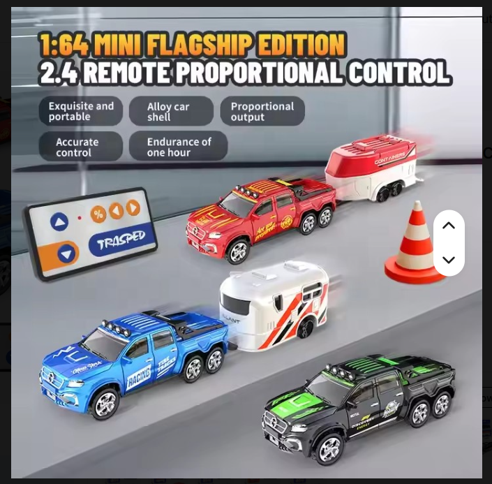 MINI 1:64 SCALE ALLOY RC CARS