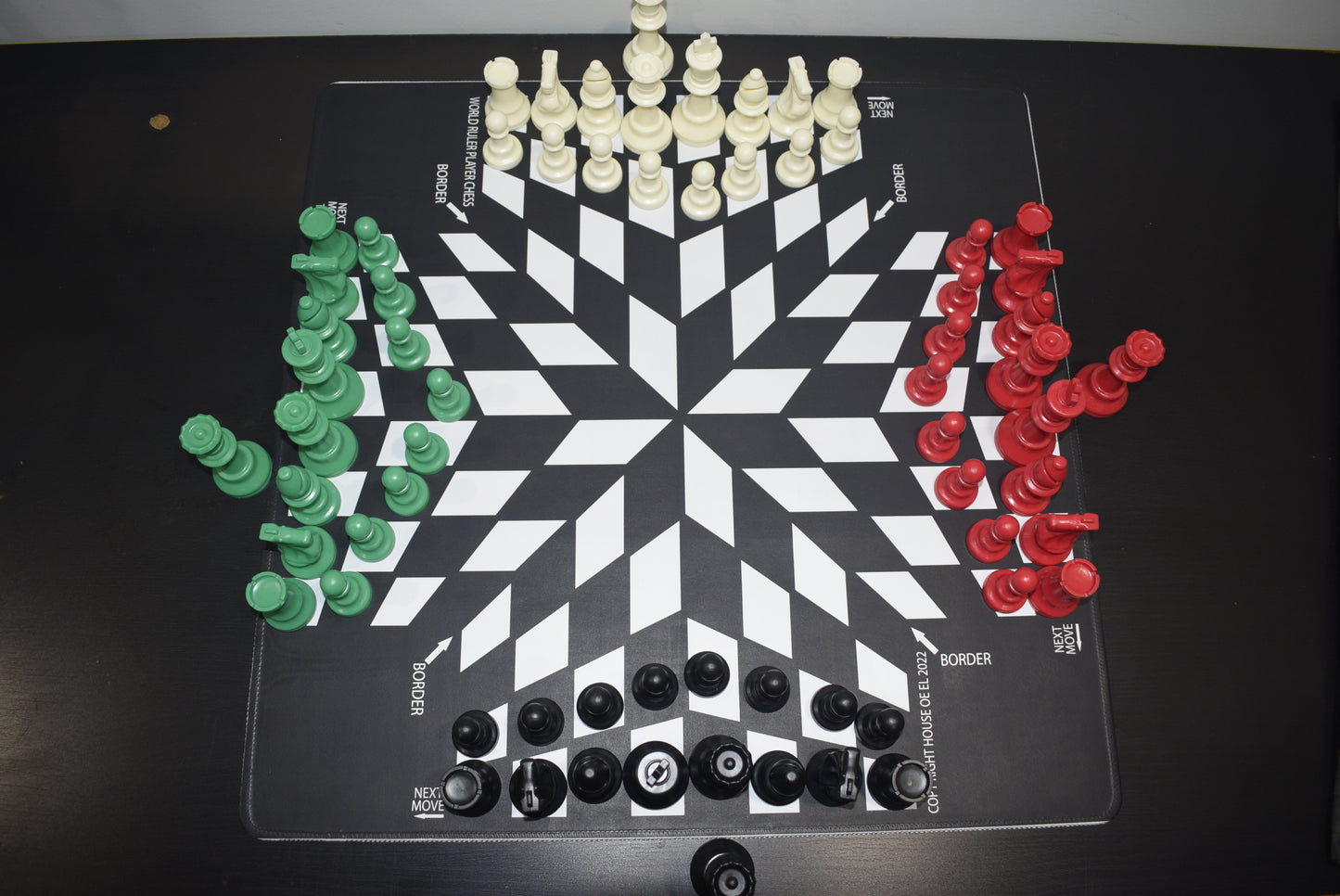 The King & The King World Ruler Advanced 3 and 4 Player Chess